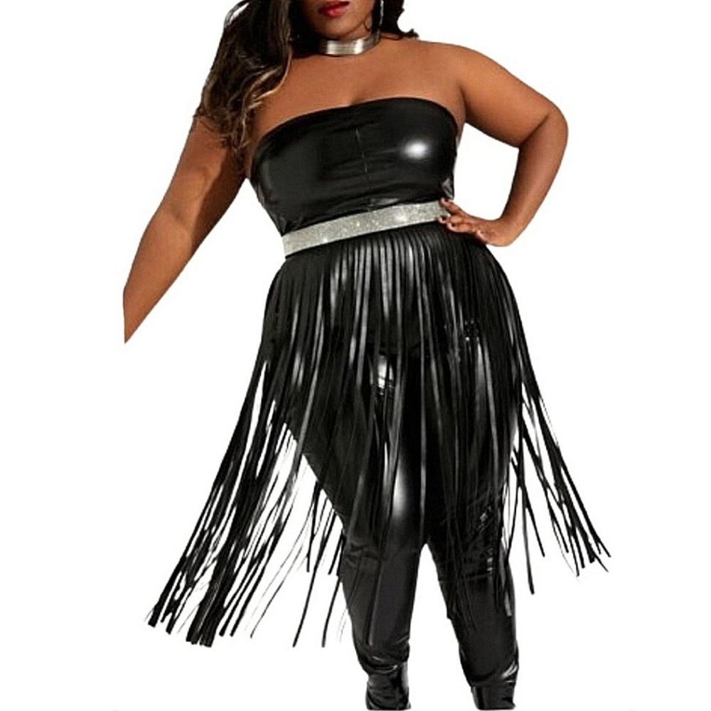 NWT Blinge Fringe skirt belt